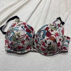Torrid Curve Tattoo Print Bra